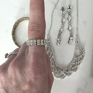 Rhinestone Jewelry Set